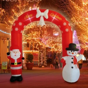 8FT Christmas Archway Inflatable Outdoor Decoration