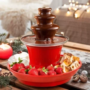 3-Tier Electric Chocolate Fondue Fountain